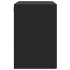 Armario de pared madera de ingeniería negro 80x42,5x64