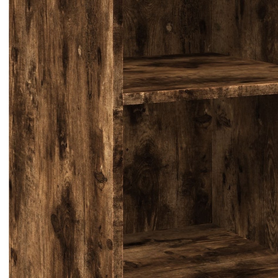 Aparador de madera de ingeniería roble ahumado 40x41x93