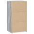 Aparador madera de ingeniería gris Sonoma 50x41x93