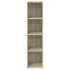 Aparador alto madera de ingeniería roble Sonoma 30x41x124