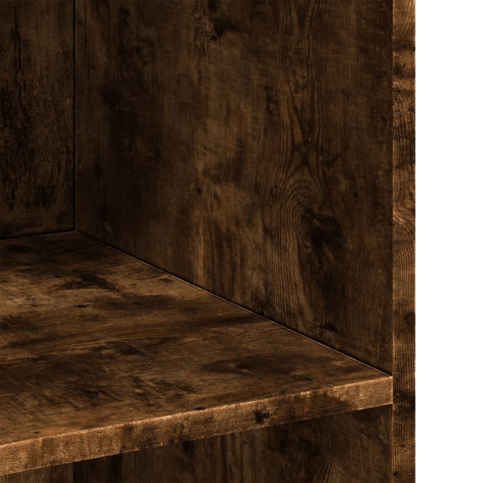 Aparador de madera de ingeniería roble ahumado 70x41x93