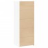 Aparador alto madera ingeniería blanco 45x41x124