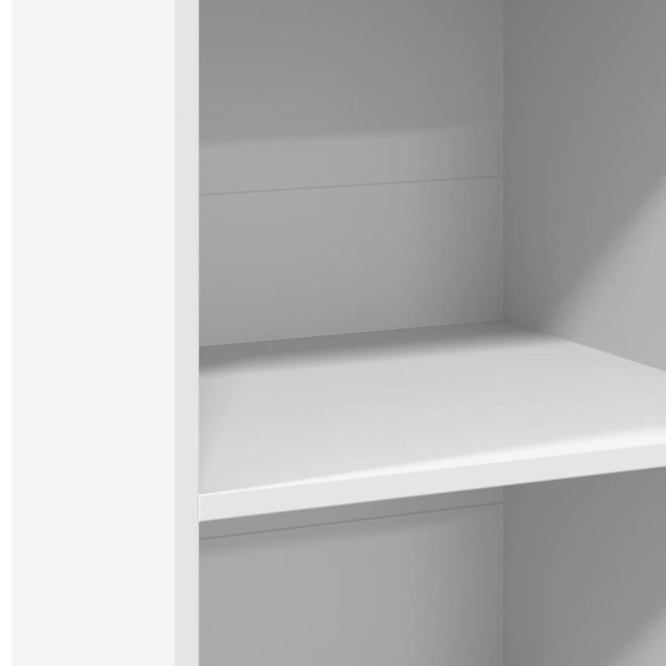 Aparador alto madera ingeniería blanco 45x41x124