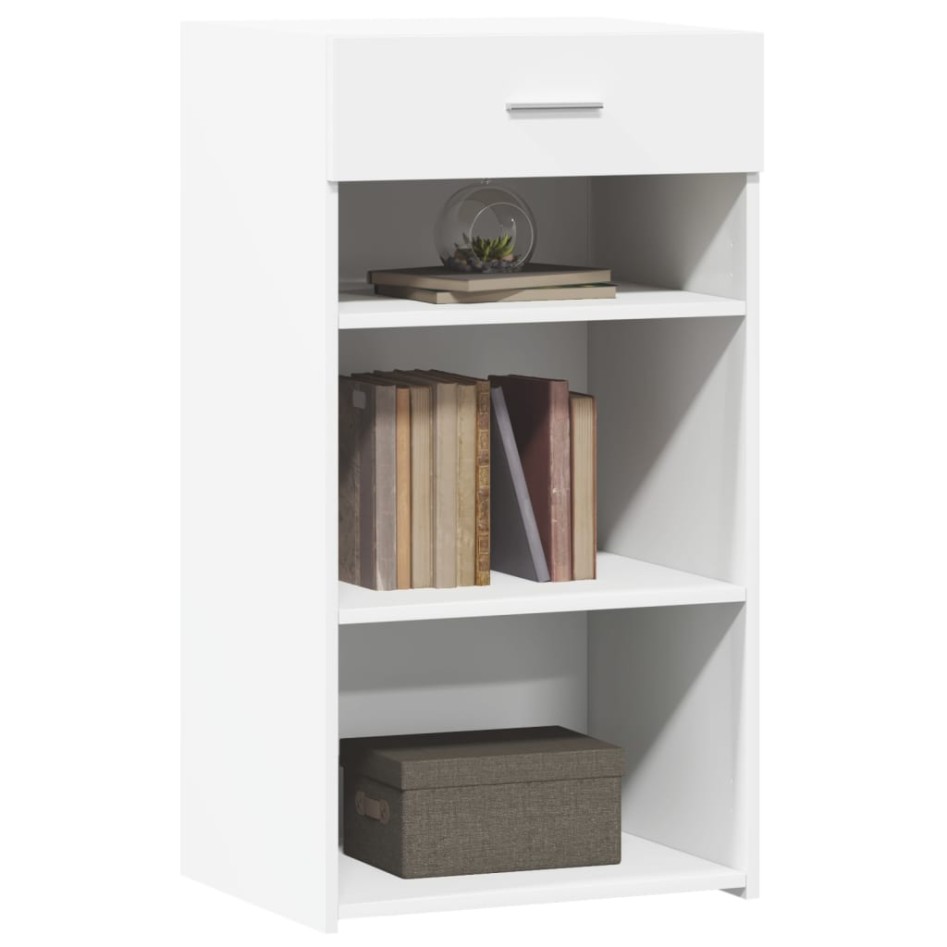 Aparador madera de ingeniería blanco 50x42,5x93