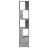 Estantería de madera de ingeniería gris hormigón 40x36x189