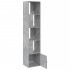 Estantería de madera de ingeniería gris hormigón 40x36x189