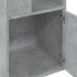 Estantería de madera de ingeniería gris hormigón 40x36x189