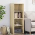 Aparador alto madera de ingeniería roble Sonoma 45x41x124