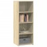 Aparador alto madera de ingeniería roble Sonoma 45x41x124