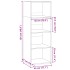Aparador alto madera de ingeniería roble Sonoma 45x41x124