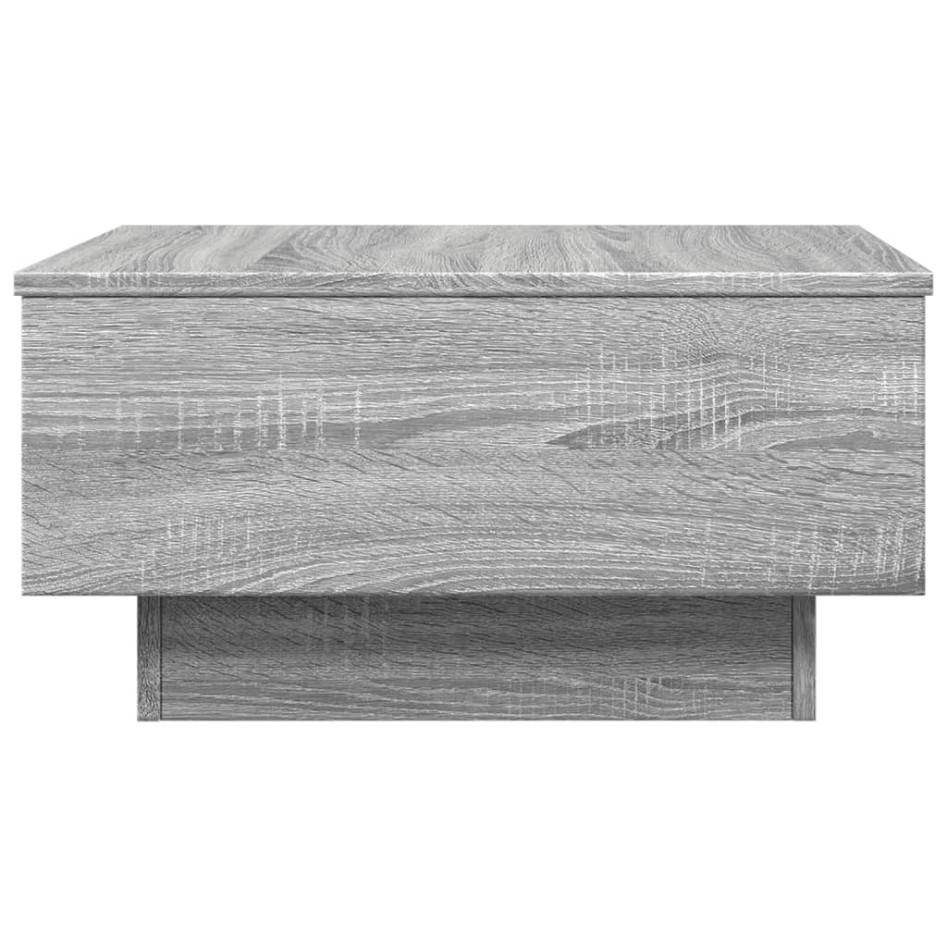 Mesa de centro madera contrachapada gris Sonoma 60x45x31