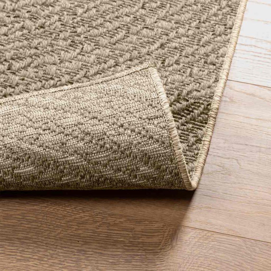 Alfombra ZIZUR apariencia yute interior exterior beige