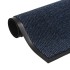 Alfombras de entrada rectangulares de nudo 2 uds azul 90x150