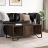Mesa de centro madera de ingeniería roble marrón 100x51x40