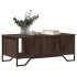 Mesa de centro madera de ingeniería roble marrón 100x51x40