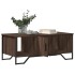 Mesa de centro madera de ingeniería roble marrón 100x51x40
