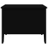 Mesa de centro madera de ingeniería negro 100x51x40