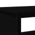 Mesa de centro madera de ingeniería negro 100x51x40
