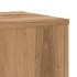 Soportes de plantas 2 uds madera roble artisian 30x30x50