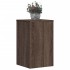 Soportes de plantas 2 uds madera marrón roble 30x30x50