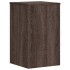 Soportes de plantas 2 uds madera marrón roble 30x30x50