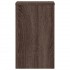 Soportes de plantas 2 uds madera marrón roble 30x30x50