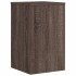 Soportes de plantas 2 uds madera marrón roble 30x30x50
