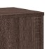 Soportes de plantas 2 uds madera marrón roble 30x30x50