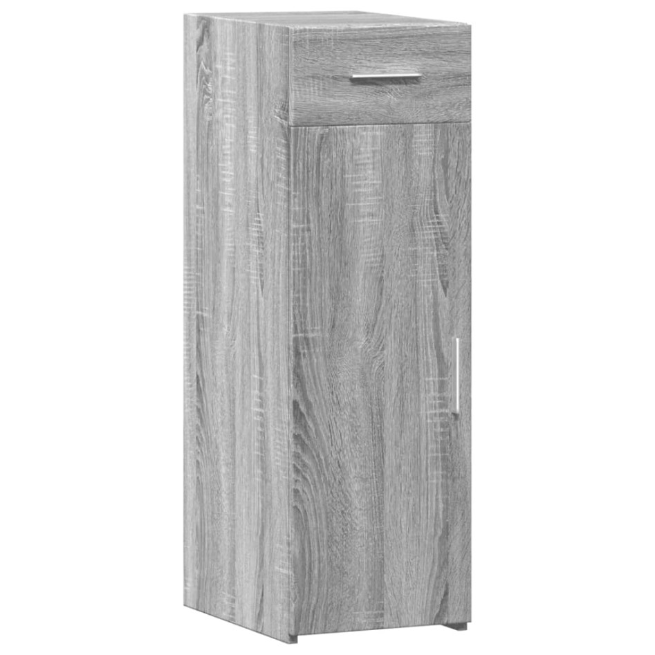 Aparador de madera de ingeniería gris Sonoma 30x42,5x93
