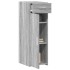 Aparador de madera de ingeniería gris Sonoma 30x42,5x93