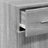 Aparador de madera de ingeniería gris Sonoma 30x42,5x93