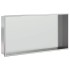 Hornacina ducha acero inoxidable plateado cepillado 62x32x9