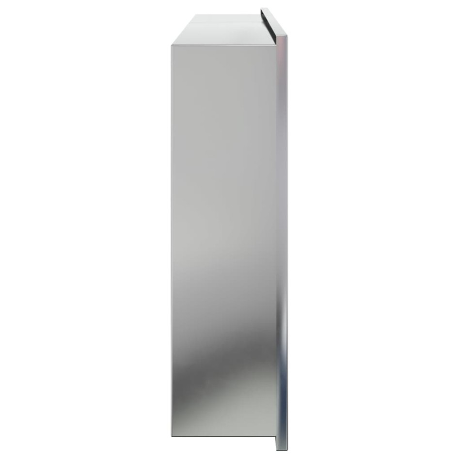 Hornacina ducha acero inoxidable plateado cepillado 62x32x9