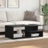 Mesa de centro madera de ingeniería negro 102x55x35