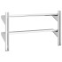 Estante de pared acero inoxidable plateado 100x23,5x60