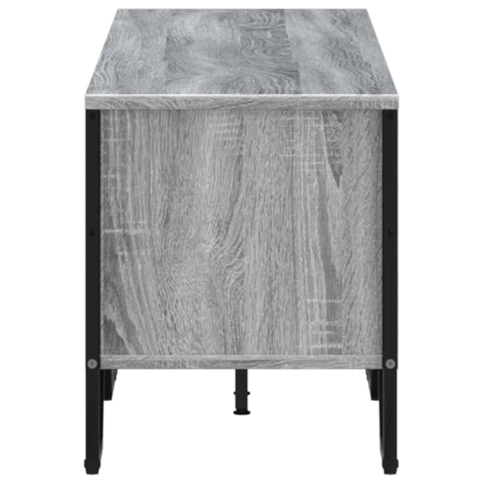 Mueble de TV madera de ingeniería gris Sonoma 180x34x41