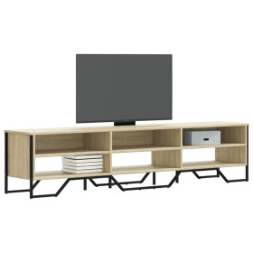 Mueble de TV madera de ingeniería roble Sonoma 180x34x41