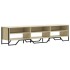 Mueble de TV madera de ingeniería roble Sonoma 180x34x41