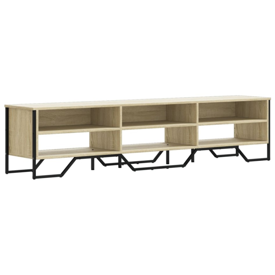 Mueble de TV madera de ingeniería roble Sonoma 180x34x41