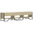 Mueble de TV madera de ingeniería roble Sonoma 180x34x41