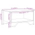 Mesa de centro madera de ingeniería roble Sonoma 75x51x40