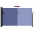 Toldo lateral retráctil azul 120x500