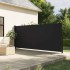 Toldo lateral retráctil negro 160x500