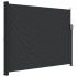 Toldo lateral retráctil negro 160x500