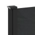 Toldo lateral retráctil negro 160x500