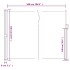 Toldo lateral retráctil negro 160x500