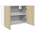 Armario colgante cocina contrachapada color roble 80x31x60