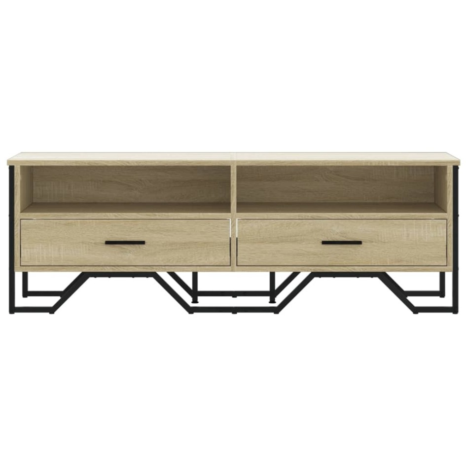 Mueble de TV madera de ingeniería roble Sonoma 122x34x41
