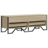 Mueble de TV madera de ingeniería roble Sonoma 122x34x41