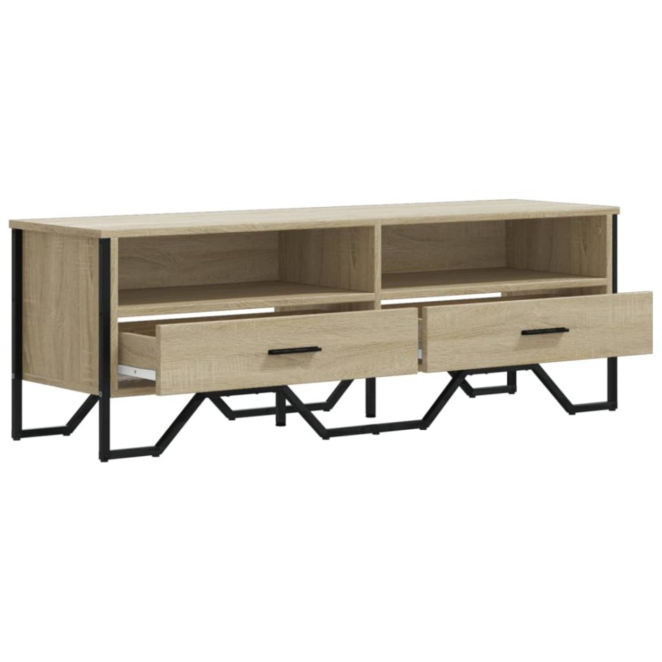 Mueble de TV madera de ingeniería roble Sonoma 122x34x41